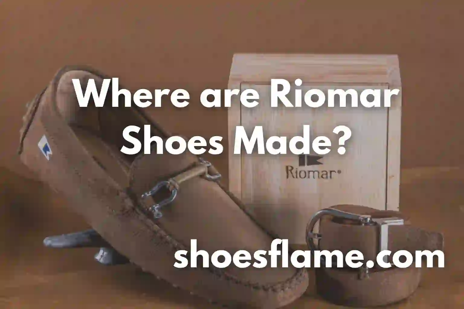 Where are Riomar Shoes Made?